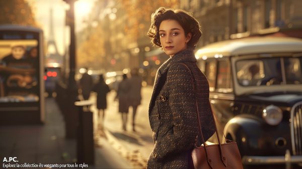 Explorez la collection a.p.c. : des vêtements et accessoires élégants pour tous les styles.